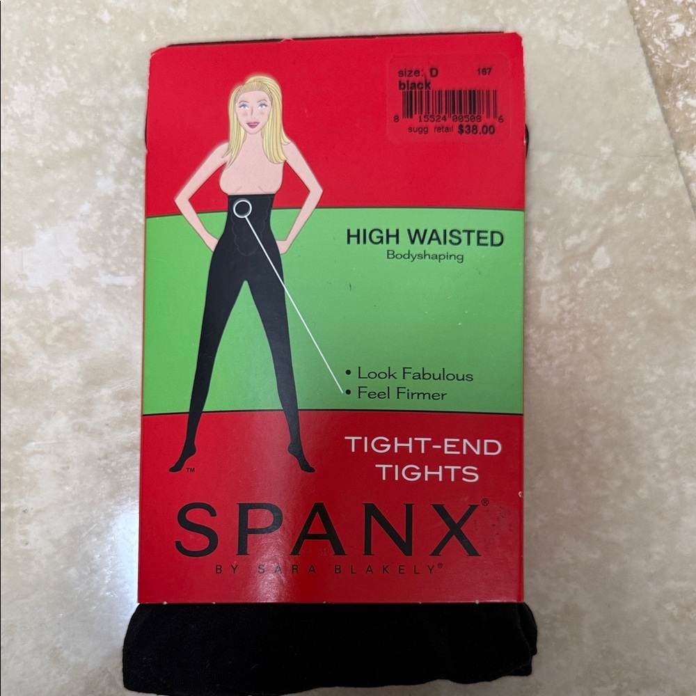SPANX Black High Waisted Bodyshaping Tights